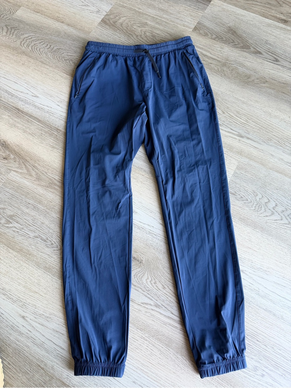 Men's Athletic Navy Jogger Sweatpants with Drawstring Waist